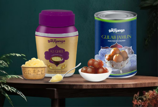 The Duos Combo Ghee 500 ml + Gulabjamun 1000 gm