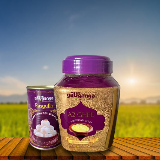 The Duos Combo Ghee 1 L + Rasgulla 500 gm